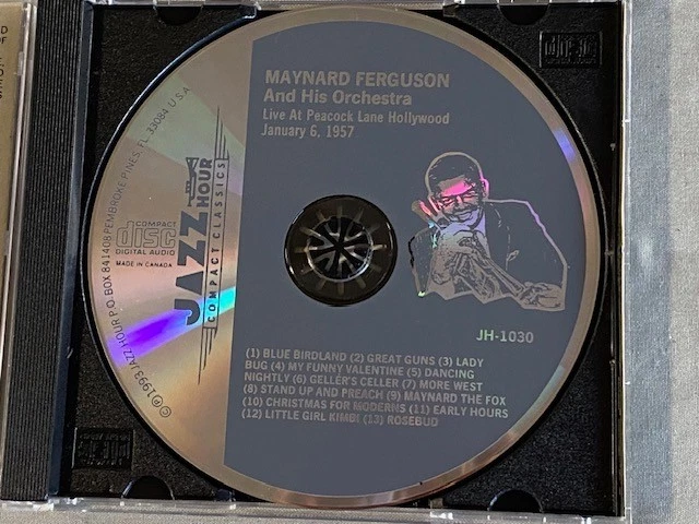 Maynard Ferguson-Live At Peacock Lane,1957. CD. 1993 Issue. Canada. Like New. - Image 4 of 4