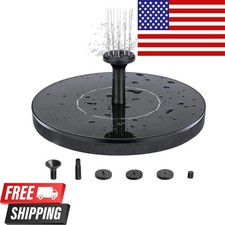 Solar Power Bird Bath Fountain Pump - Upgrade 1.4W Solar Fountain with 4 Nozzle