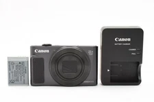 Canon PowerShot SX620 HS Camera with Battery Charger Black Used