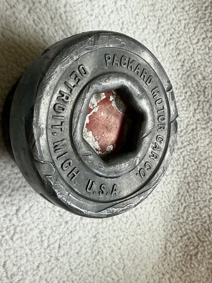 💙РЕДКИЕ КОЛПАКИ КОЛЕС 1926 PACKARD ~PACKARD MOTOR CAR CO. ~DETROIT ~ ВВИНЧИВАЮЩИЕСЯ - Изображение 4 из 4