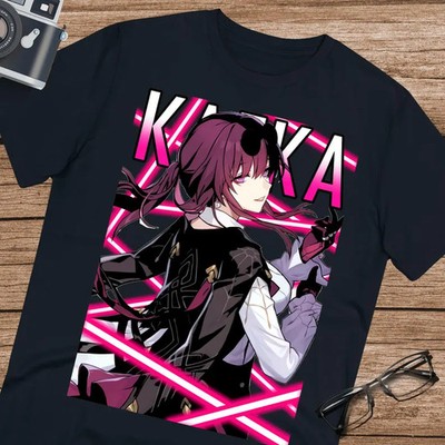 Anime Kafka Honkai Star Rail T Shirt Size S - 5Xl Black Size S 