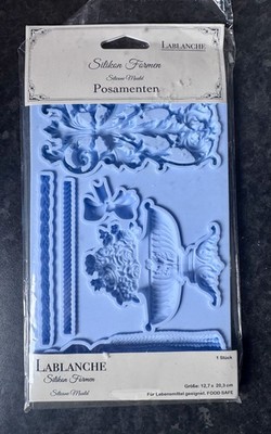 LaBlanche Posamenten Silikonform Gießform Tonharz Kuchen Wohndeko selten