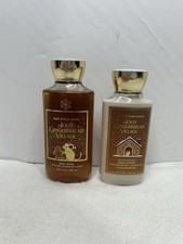 Bath Body Works Jolly Gingerbread Village Body Lotion And Body Wash