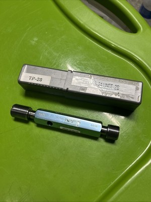 11/16-24 UNEF-2B Thread Plug Gage Go P.D. .6604 No Go PD .6656 (E24)