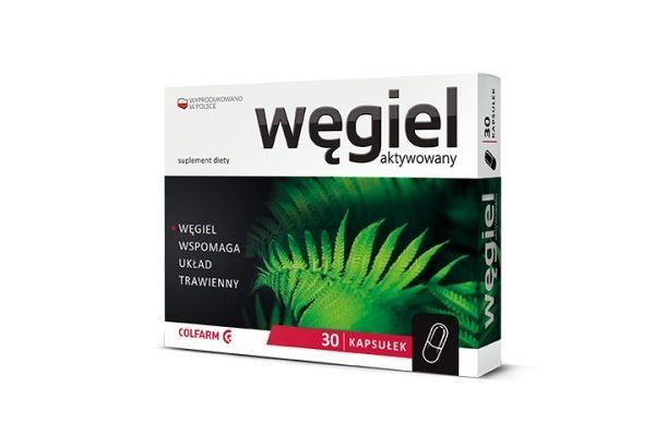 ACTIVATED CHARCOAL 30 capsules
