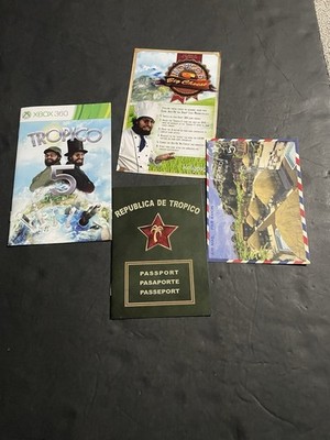 tropico 5 xbox 360 Manual and Inserts only