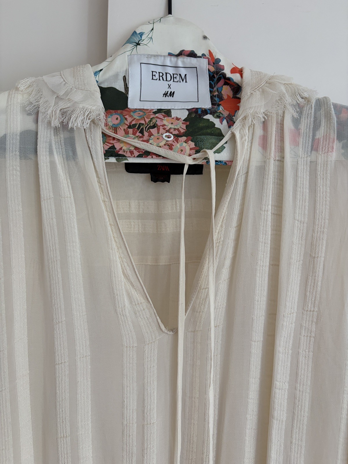 Zara X KATE MOSS Ecru Embroidered Sash Dress Size XS. Sold out. Rare size. BNWT image 5