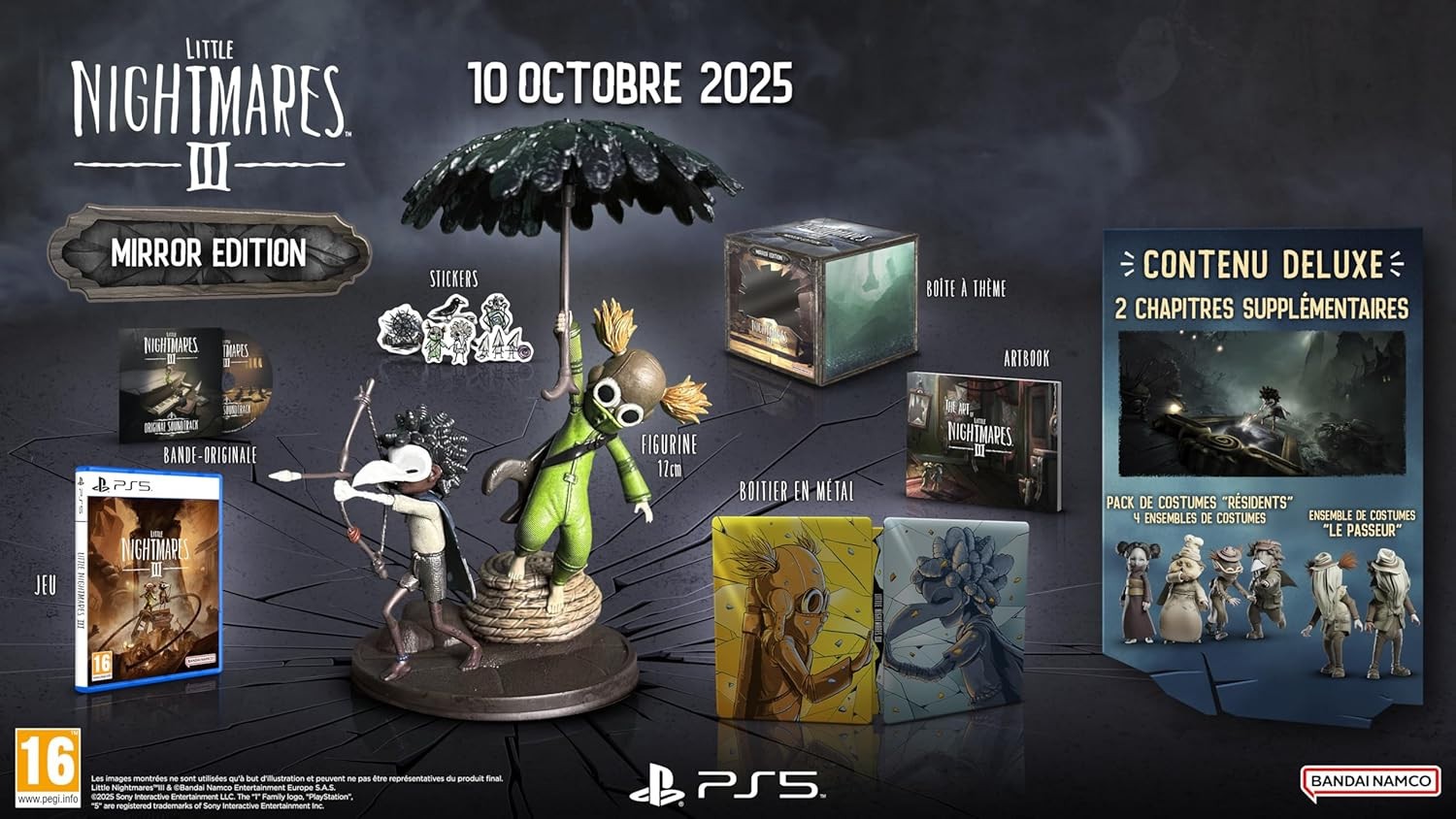 LITTLE NIGHTMARES III MIRROR'S EDITION PS5 ITA (Pre-ordine)
