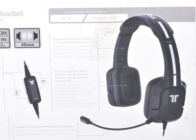 MAD CATZ Tritton Kunai Stereo Headset für Wii U / 3DS / PC - schwarz