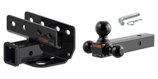 Curt Trailer Hitch 2in Receiver Class 3 W Multi-ball Mount Tow Package - 13493 Curt Trailer Hitch 2in Receiver Class 3 W Multi-ball Mount Tow Package - 13493