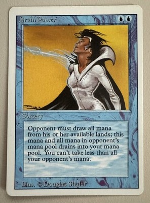 Drain Power  MTG  - REVISED (3rd)- Englisch  1994 NM unplayed