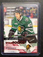 2018-19 Upper Deck CHL Star Rookies Exclusives /100 Antonio Stranges #343