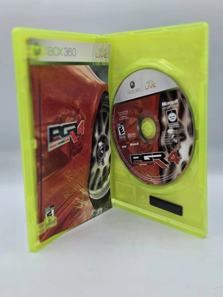 Project Gotham Racing 4 (Microsoft Xbox 360, 2007)  Complete CIB - Image 3 of 3