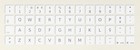 REPLACEMENT PORTUGUESE PT-PT KEYBOARD STICKERS KEY APPLE MACBOOK WHITE 14x14mm