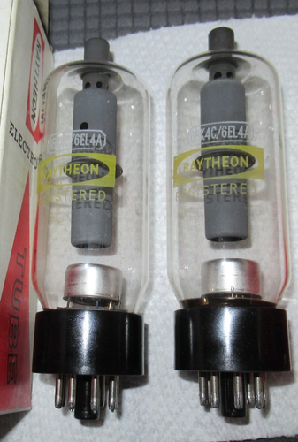 Lot De 2 Tubes Électroniques Raytheon CK5755 - NOS (New Old Stock) - Très Bon État