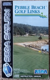 PEBBLE BEACH GOLF LINKS for Sega Saturn. Tested.  Very Good Condition