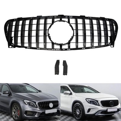 Front-Kühlergrill gitter Schwarz Glanz für Mercedes-Benz GLA-Klasse X156 2017-up