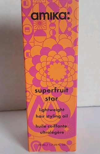Amika Superfruit Star Lightweight Hair Styling Oil 1.7 Oz 50mL NEW IN BOX