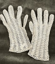 Handmade Crocheted Girls Gloves