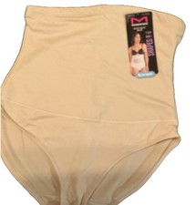 Maidenform Women  s2XL Firm High Waisted Shaping Brief Nude NEW