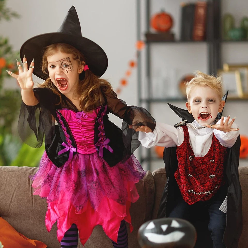 Hicarer Full Finger Claw Rings Set - Gothic Nail Armor for Cosplay & Parties - Image 4 of 4