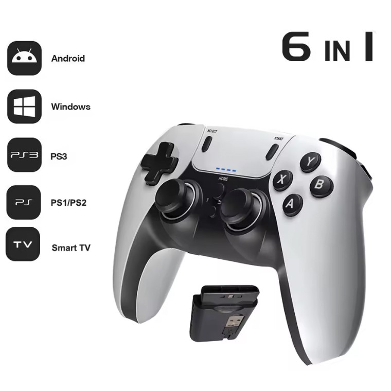 2.4G Wireless Video Game Controller for Smart TV PC PS2 PS3 PS4 Android Phone