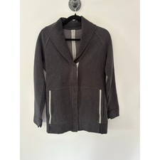 Lululemon Gray Full Snap Sweatshirt Size 8