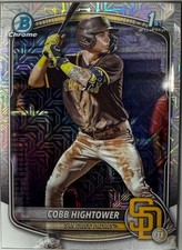 Cobb Hightower 2025 Bowman Chrome #BCP104 1st Mega RC
