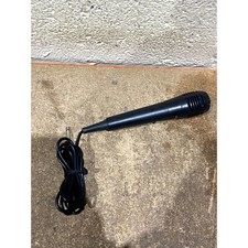 Dynasonic Dynamisches Mikrofon Schwarz Kabelgebunden Hand Ergonomisch für Karaoke Maschine