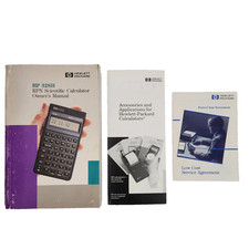 HP 32SII Owners Manual RPN Scientific Calcula...