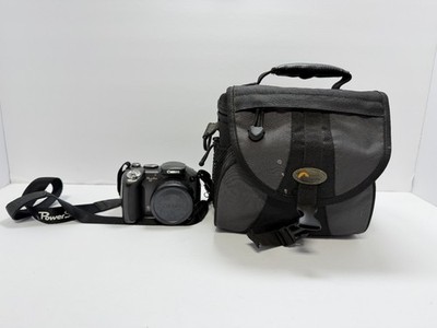 Canon PowerShot S3 IS 6.0MP Digital Camera 12x Zoom   Tested Working -  W/ Bag