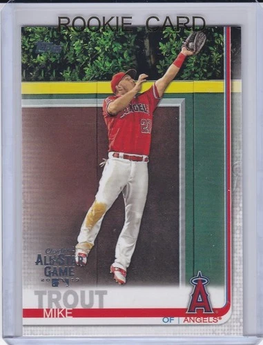 MIKE TROUT ROOKIE CARD 2019 Topps Los Angeles Angels ALL-STAR GAME SILVER STAMP