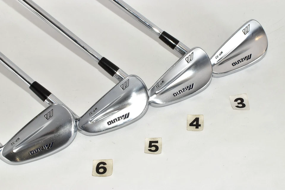 Mizuno MP-32 Forged 8p 3-4-5-6-7-8-9-Pw RH Regular DG R400 Golf Iron Set Clubs - Image 4 of 4