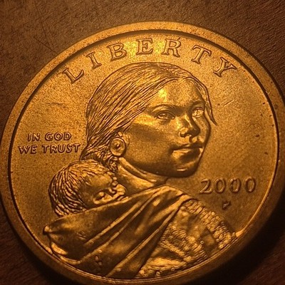 2000 P Sacagawea Dollar Wounded Eagle | eBay