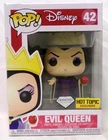Funko Pop! 42 Evil Queen Disney Diamond Hot Topic Exclusive Vinyl Figure New