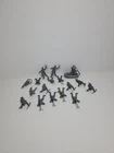 Battleground USA Soldiers Gray Plastic Vintage 1960s - 1970s lot of 18