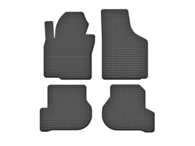 Gummifußmatten für Seat Altea Bj. 2004 - 2015 schwarz Automatten CX-23