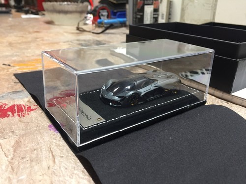 MR Collection Models 1/64 Lamborghini Terzo Millennio Matt Grey 76/599 - Picture 4 of 6