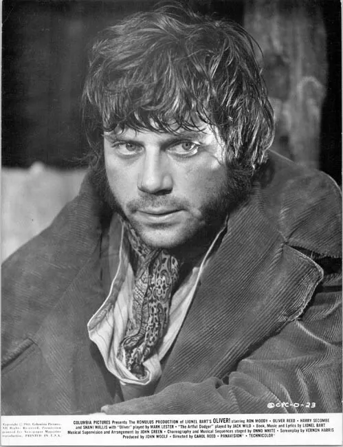 Oliver Reed original 1968 8x10 photo as Bill Sykes from Oliver