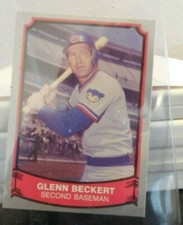 Glenn Beckert 2nd Base Chicago Cubs PTC Baseball Trading Card
