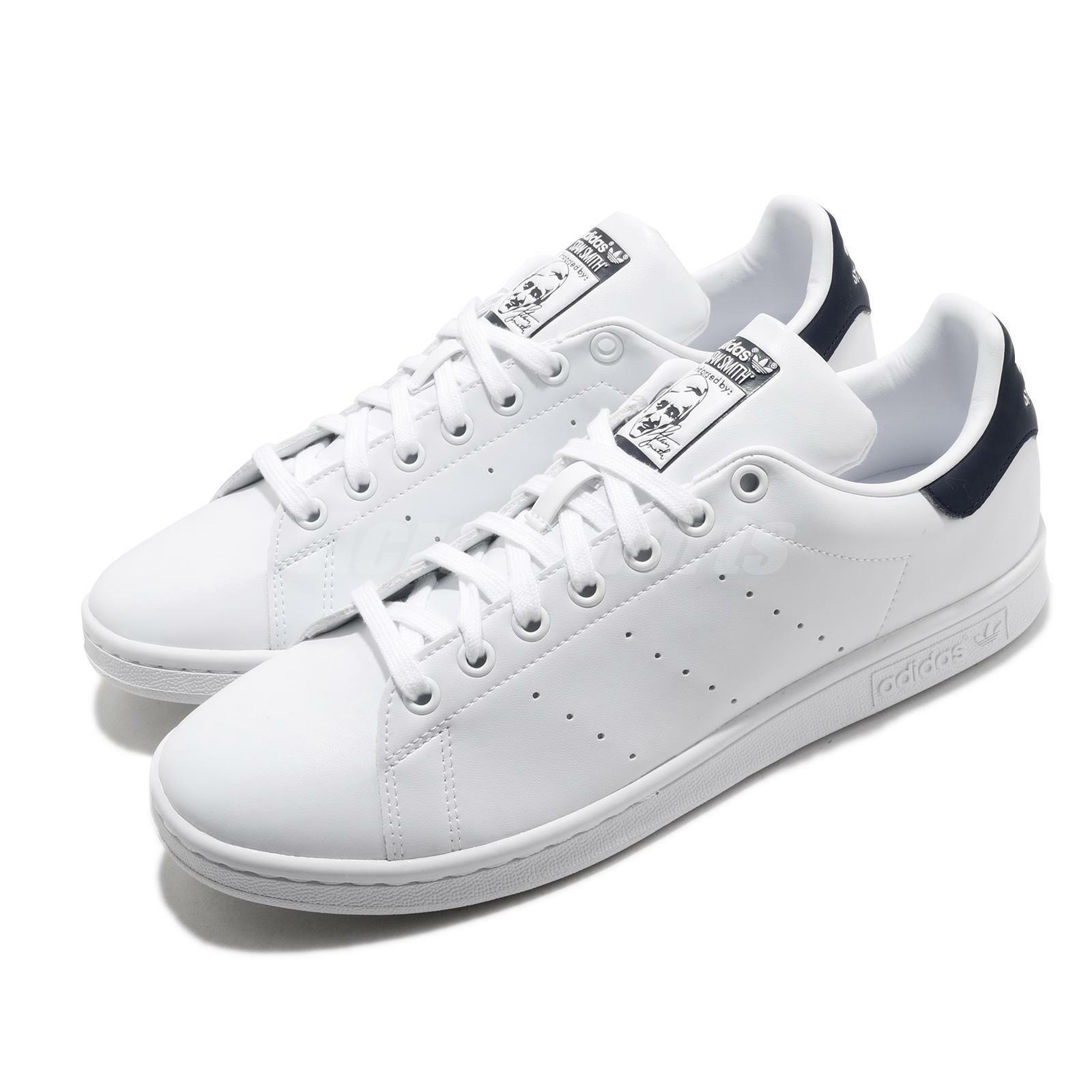 Elektronisch Afslachten Adviseren adidas Originals Stan Smith White Navy Men Unisex Casual Shoes Sneakers  FX5501 | eBay