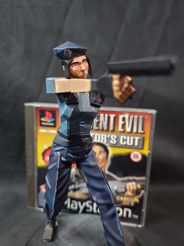 Resident Evil Jill Valentine Low Poly Figure - Picture 6 of 7