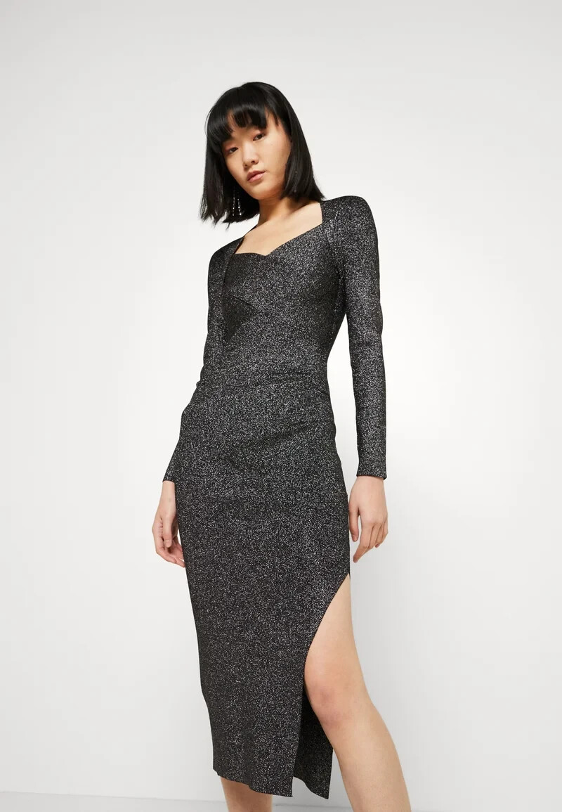 ted baker women's samalee knit midi dress reviews Ted Baker | Samalee knitted midi dress in dark red