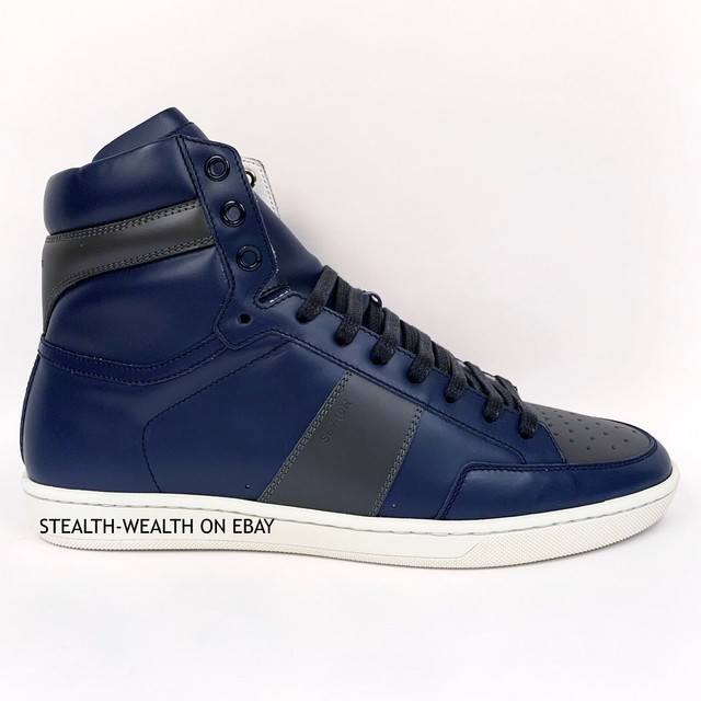 YSL Saint Laurent Men's Signature Court Classic High Sneaker SL/10H