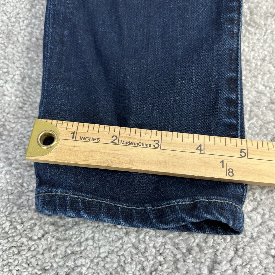 Женские джинсы Joie 28 из синей джинсовой ткани со средней посадкой узкий крой логотип эластичные сделано в США - Изображение 2 из 4