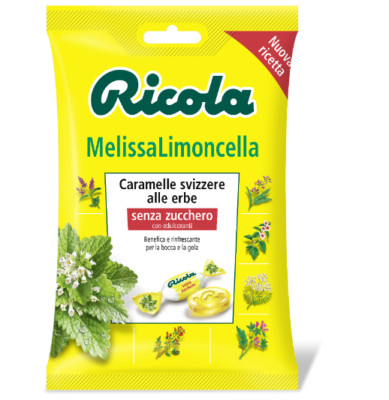 Ricola Melissa Limoncella bonbon mit Zitrone und Menthol ohne zucker 70g