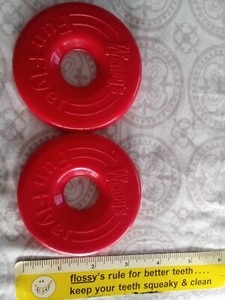 Wendy's fun flyer vintage 1980s pair