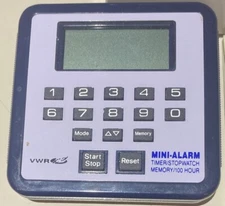 VWR International Traceable 100-hour Mini-alarm Timer/ Stopwatch