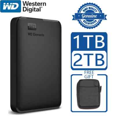 External Hard Drive Disk HD 1TB 2TB High capacity SATA USB 3.0 Storage Device