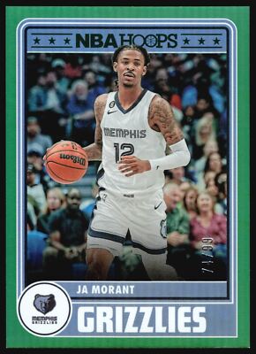 2023-24 Panini NBA Hoops Ja Morant Green /99 #281 | eBay